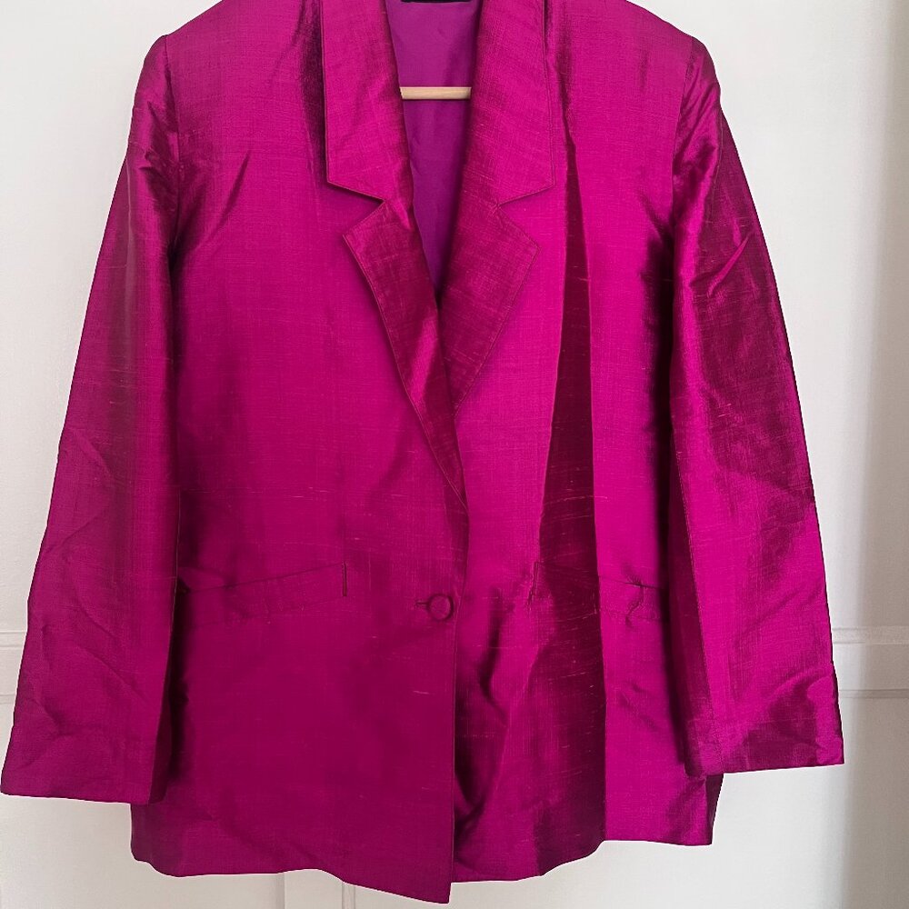 Thai silk vintage blazer